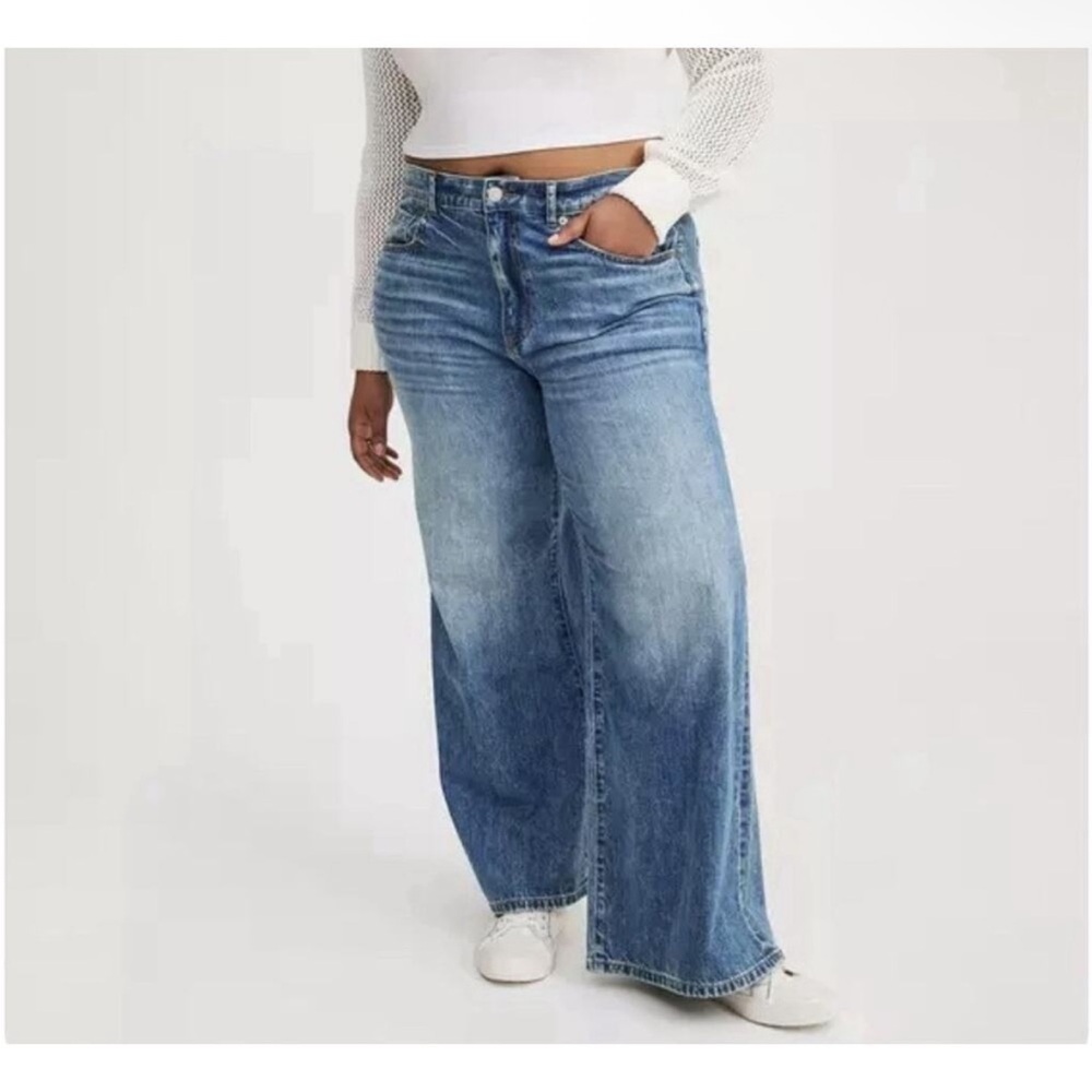 Torrid High-Rise Baggy Wide Leg Stretch Rigid Jean Size 24S
